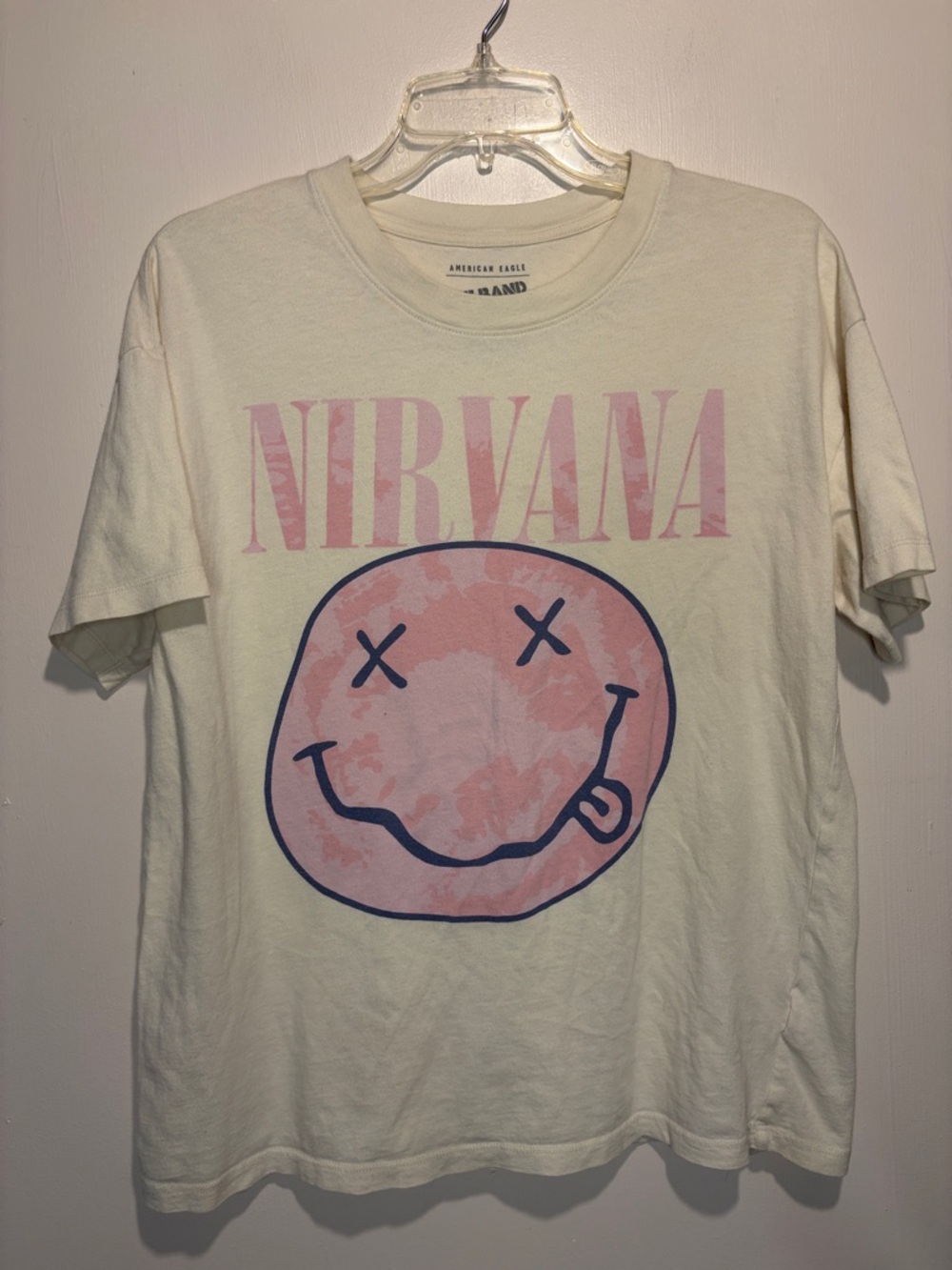 American Eagle Nirvana AE Band Tee 100% Cotton Short Sleeve Casual Size XS/S